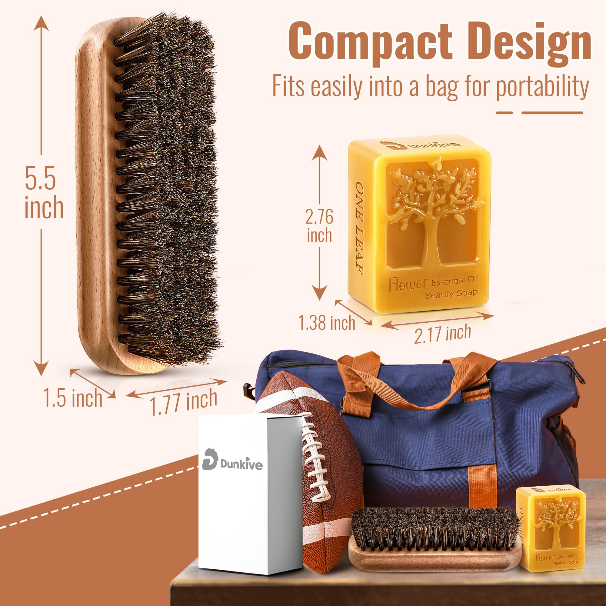 Amazon.com : Dunkive Football Prep Kit with Brush, Wax and Mud for